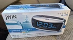 Jwin Silver Dual Alarm Clock Am/fm Radio JL-334D Large Numbers Lcd Battery Wired. Fixed Price $31.99.