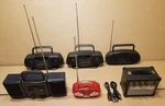 Lot Of 5 Mini Speakers/boomboxes. Fixed Price $28.99.
