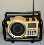 Sangean Lunchbox Digital Work Radio Am/fm Large Lcd Display Lb-yellow Tested. Fixed Price $79.19.