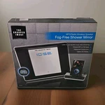 Sharper Image Fog- Free Shower Mirror MP3 Radio Wireless Speaker Nib. Fixed Price $44.90.