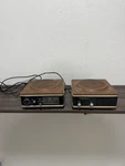 Vtg Wynford Hall Flip Clock Radio Alarm Stereo Adaptor Model #NSI-1103. Fixed Price $36.00.