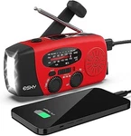 Esky ES-CR01-EMERGENCY Hand Crank Radio With 3 Led Flashlight (/RT6-20094-ES-.... Fixed Price $24.99.