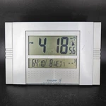 Vintage Sharp Atomic Wall Clock Digital Alarm Indoor/outdoor Temp 1999 Works. Fixed Price $49.99.