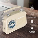Portable Radio Am Fm Vintage Retro With Built Speakers Power Plug. Fixed Price $32.99.