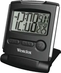 New Westclox 72028 Folding Travel Alarm Clock - Black Lcd Display 8285124. Fixed Price $8.89.