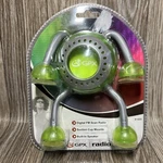 Gpx Fm Scan Radio Green Digital With Suction Cup Mount Built Speaker Camping. Fixed Price $8.00.