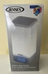 Jensen JCR-370 Mood Lamp Digital Dual Alarm Clock Radio Rotating Color Scheme. Fixed Price $25.00.