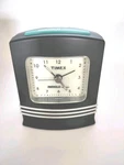 Vintage Timex Indiglo Blue Night Light Analog Travel Alarm Clock Tested Works. Fixed Price $24.00.