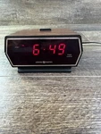 Alarm Clock Vintage Digital Model 8143-5 Working General Electric Wood Grain. Fixed Price $14.99.