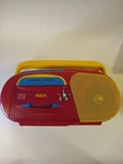 Rare Collectible Rca Handheld Battery Radio Am/fm & Tape Play Nipper Chipper Red. Fixed Price $17.97.