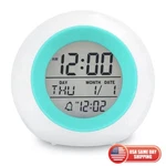 7 Color Night Light Kids Digital Alarm Clock For Boy And Girl Wake Up At Bedroom. Fixed Price $8.99.