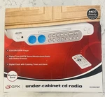 Gpx Under Cabinet Am/fm Digital Clock Radio Cd Player MP3 Ready Vintage Y2K. Fixed Price $49.99.
