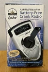 Innovage Am/fm Weather Band Radio Battery-free, Crank Operated Emergency. Fixed Price $9.99.