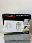 Timex Under Cabinet Clock Radio T222W Kitchen Am/fm Vintage Night Glow Read Dsec. Fixed Price $45.00.