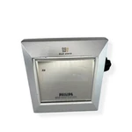 Philips AJ3230 Elegant Am/fm Clock Radio Silver Dual Alarm Bedside Tabletop. Fixed Price $16.49.