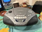 Sony CFD-S550 Portable Am/fm Radio Cassette/cd Player W/ Handle -tested &works. Fixed Price $59.99.