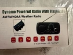 Dynamo Powered Fm & Noaa Weather Radio W/flashlight Hand Crank Batteries Usb. Fixed Price $17.50.