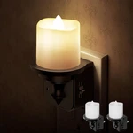 Luz Nocturna Vela Sin Llama 2 Piezas Sensor Regulable Led Blanca Suave Pasillo. Fixed Price $31.18.