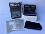 Vintage Philips D1868 Travel Radio Clock Instructions Case - New Open Box. Fixed Price $29.99.