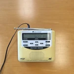 Midland WR-100 Digital Weather Alert Radio Clock Snooze Yellow White. Fixed Price $12.00.