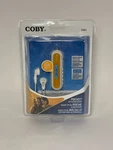 Coby CX61 Pocket Fm Scan Radio Clock Backlit Display Earphones Nib Sealed. Fixed Price $13.95.