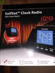 Magnasonic MAG-MM176K Am/fm Projection Clock Radio Dual Alarm Self Set. Fixed Price $28.98.
