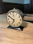 Beautiful Antique Westclox Sleep-meter Alarm Clock Polished. Fixed Price $59.97.