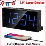 Large Display Alarm Clock For Bedroom, Easy To Read 7.5" Led W Big Numbers. Fixed Price $21.74.
