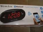 Westclox Bluetooth Digital Clock Radio 81012BT. Fixed Price $30.00.