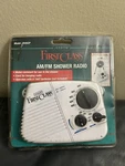 Vintage Jerdon First Class Am/fm Shower Radio Water-resistant New JD45CP/044. Fixed Price $16.18.