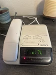 Sony SCT-250 Cordless Telephone Clock Radio Channel Rare. Fixed Price $125.00.