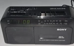 Sony Dream Machine ICF-C600 Am/fm Radio Dual Alarm Cassette Player Works. Fixed Price $17.94.