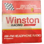 Vtg Winston Nascar Racing Am/fm Headphone Radio Tempest Promotional Item Works. Fixed Price $9.00.