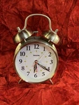 Sharp Twin Bell Alarm Clock Backlight Glow Hands Old Fashioned SCP800. Fixed Price $8.69.