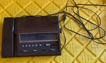 Vintage Soundesign 7561- Phone Stereo Alarm Clock Black/wood Radio Untested. Fixed Price $29.99.