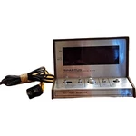 Spatrus Alarm Clock Vintage 21-3004-500 Solid State Retro Metal Wood Grain Works. Fixed Price $19.99.