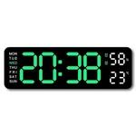 Large Led Digital Display Wall Desk Alarm Clock With Calendar Temperature Date. Fixed Price $13.99.