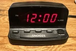 Sharp Digital Alarm Clock Black Model SPC051 Snooze Dimmer Plug-in Led Display. Fixed Price $8.00.