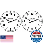 Taylor Indoor And Outdoor Clock, Home Decor For Garden, Patio, Pool,. Fixed Price $95.90.