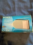 Sony ICF-304 * 2 Band Am / Fm Radio New. Fixed Price $60.00.
