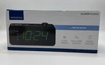 Insignia Digital Am/fm Dual Alarm Clock - Black Open Box. Fixed Price $9.99.