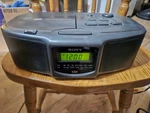 Sony Compact Disc Player Am Fm Clock Radio Dual Alarms ICF-CD800 Tested. Fixed Price $39.99.