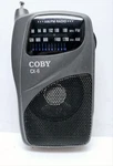 Coby Portable Am/fm Radio CX-6 3V Dc (2X-AA). Fixed Price $10.00.