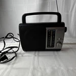 Radioshack 12-826 Portable Am/fm Black Silver Headphone Jack Ac/dc Working. Fixed Price $19.99.