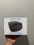 Westclox Digital Fm Clock Radio Dual Alarm 20 Station Memory Battery Backup. Fixed Price $9.09.