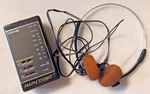 Toshiba Radio RP-2028 Portable Headphones Am/fm Stereo Works. Fixed Price $24.99.
