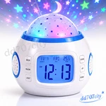 Star Projector Alarm Clock Led Night Light Kids Bedroom Galaxy Sky Projection. Fixed Price $9.99.