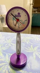Vintage Small Desk Clock Metal Flexible Creative Quartz. Fixed Price $11.90.