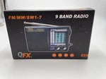 Qfx R-9BLK AM/FM/MW/SW1-7 Radio Black. Fixed Price $26.95.