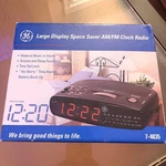 Vintage Large Display Space Saver Am/fm Clock Radio 7-4835 Nib Tested. Fixed Price $49.00.